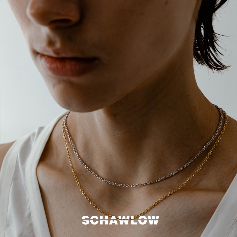 【SCHAWLOW】原创复古O字链 吊坠百搭链叠戴简约时尚气质单链