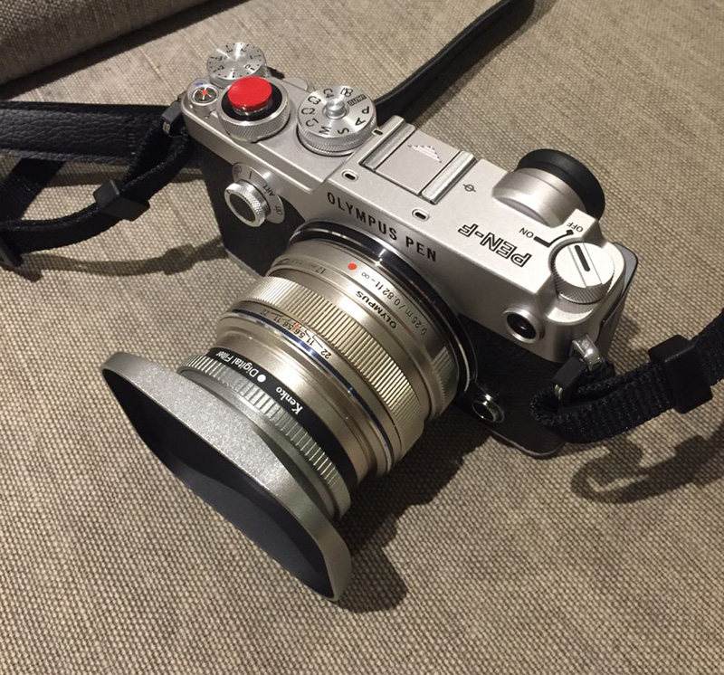号歌 奥林巴斯PENF 17mm 25mm f/1.8 ED 12mm f/2.0 方形遮光罩46