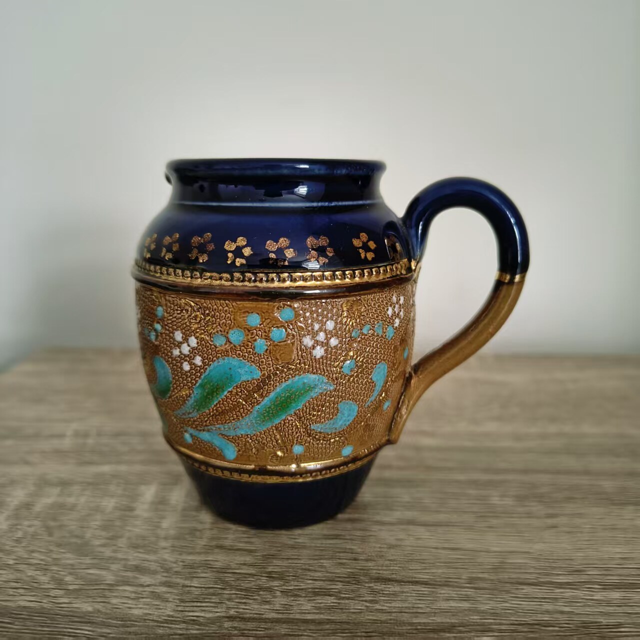 Royal Doulton 皇家道尔顿 20年代古董收藏兰贝斯稀有陶器 瓷奶壶