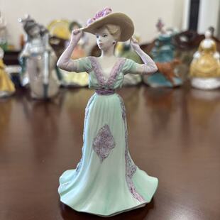 COALPORT 科尔波特 1994年 Rose罗丝磨砂质感哑光美人瓷偶 瓷娃娃