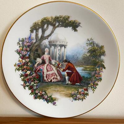 Royal Grafton 皇家格拉夫顿 描金挂碟摆盘 英国骨瓷人物收藏赏盘