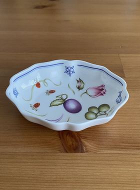 Royal Crown Derby 皇冠德贝 1999年 Chatsworth 水果装饰盘小碟