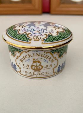 Buckingham Palace 英国白金汉宫 1998年收藏纪念罐 首饰戒指瓷盒
