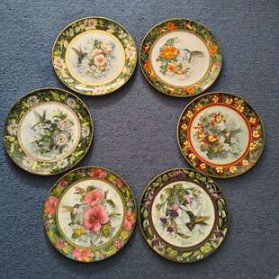 Royal Doulton 皇家道尔顿 Hummingbird 皇家蜂鸟限量收藏盘 整套