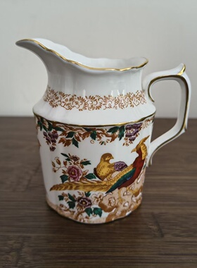 Royal Crown Derby 皇冠德比 1979年百鸟朝凤 皇家孔雀奶盅 奶杯