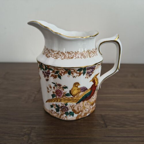 Royal Crown Derby 皇冠德比 1979年百鸟朝凤 皇家孔雀奶盅 奶杯