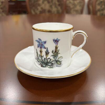Royal Worcester 皇家伍斯特 英国 60年代中古收藏骨瓷浓缩咖啡杯