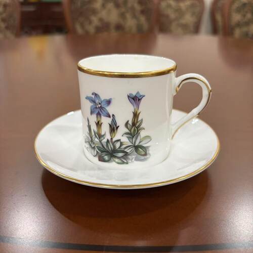 Royal Worcester 皇家伍斯特 英国 60年代中古收藏骨瓷浓缩咖啡杯