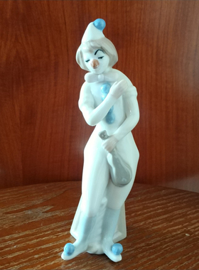 卡萨德 Casades 西班牙 皮耶罗小丑瓷偶 西洋人偶瓷器 收藏摆件