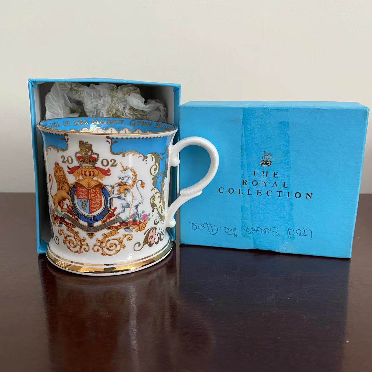 Royal Collection 英国皇家收藏2002年金禧纪念咖啡杯 限量马克杯