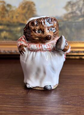 Beswick 贝斯维克 Beatrix Potter's 彼得兔系列刺猬大婶瓷偶摆件