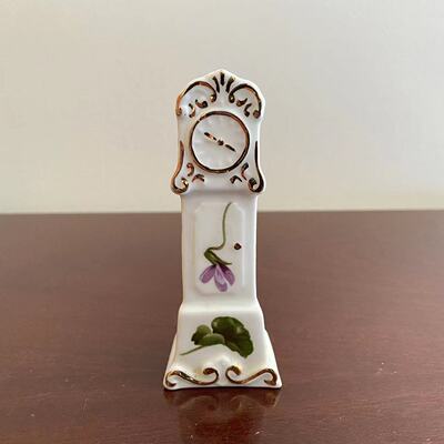 Hammersley 哈默斯利 英国骨瓷收藏摆件 装饰迷你瓷器小瓷座钟