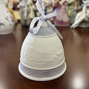 LLADRO 雅致 西班牙 1993年 1991年 1994年纪念收藏瓷铃铛 摆件