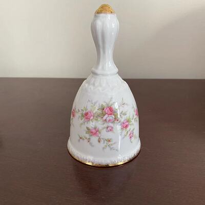 Paragon 帕拉贡 Victoriana Rose 手摇铃铛 维多利亚玫瑰骨瓷餐铃