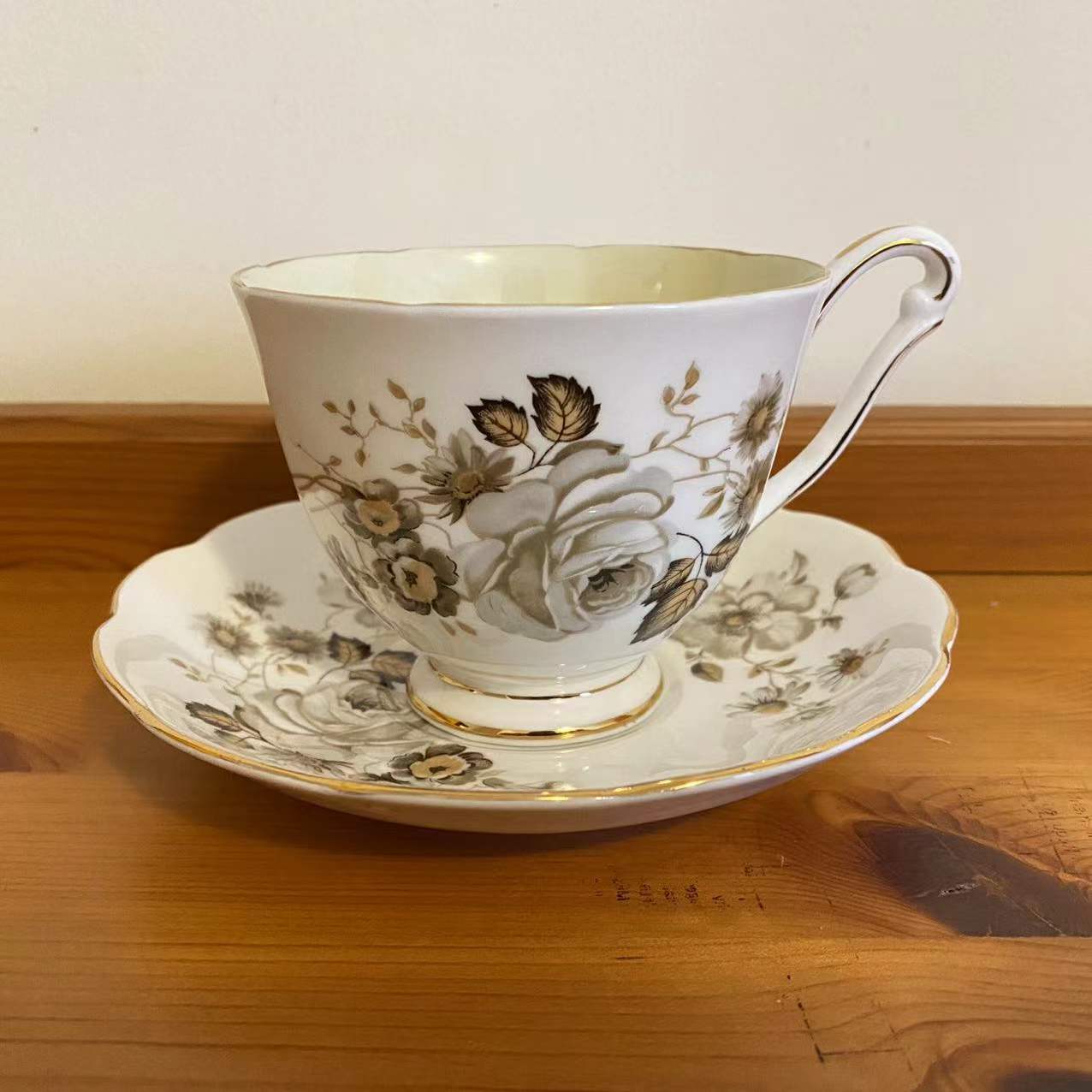 Royal Adderley 皇家阿德利 英国骨瓷中古茶杯 咖啡杯 奶壶糖缸