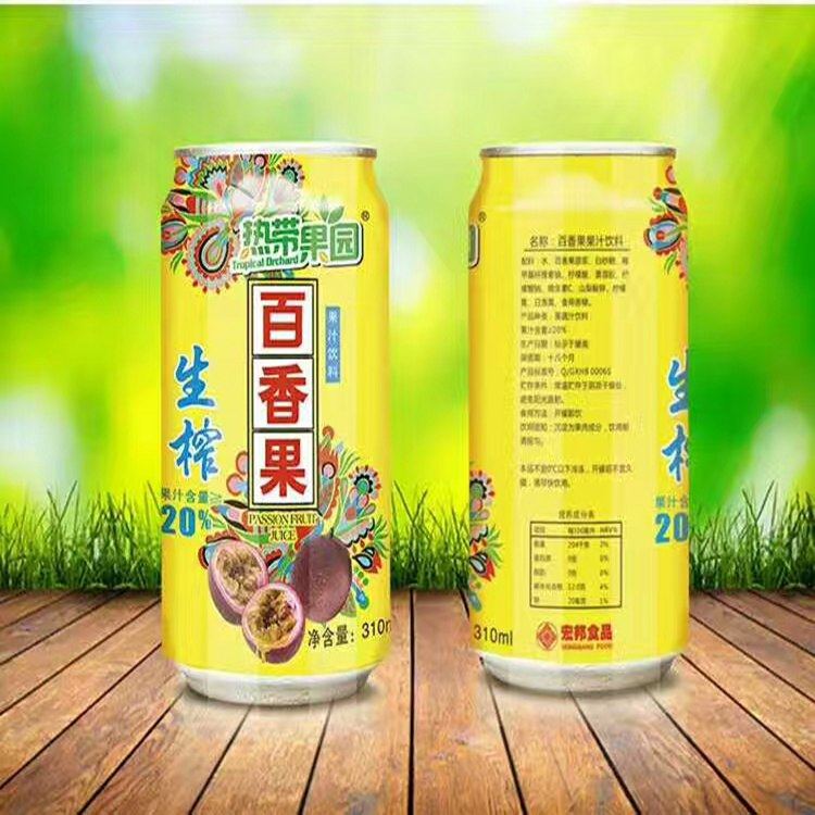 百香果汁 宏邦热带果园生榨百香果芒果饮料鲜榨浓缩罐装 12罐包邮|ruв категории водной мясо/свежие фрукты и овощи/еда, свежие фрукты, Маракуйя - от Buy2taobao.com для оказания профессиональной услуги покупки агента Taobao