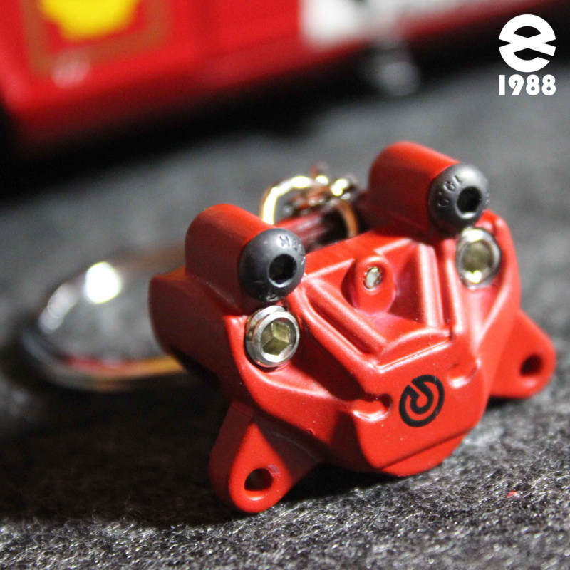 避震汽车改装钥匙扣涡轮增压引擎发动机刹车盘卡钳金属碟刹钥匙链