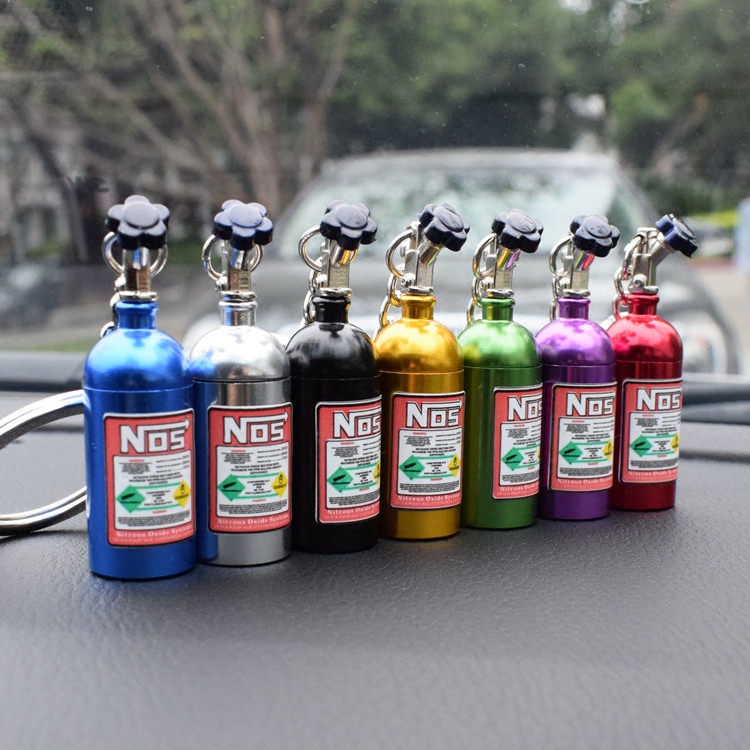 NOS钥匙扣 NOS氮气钥匙扣瓶子钥匙扣涡轮钥匙扣NOS瓶子钥匙扣