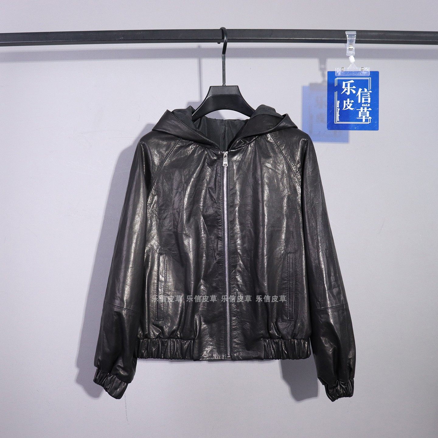 真皮新款皮衣女油蜡皮时尚百搭气质休闲连帽显瘦复古夹克外套,女装/女士精品,皮衣,淘宝优惠券,粉丝福利购,淘宝优惠卷