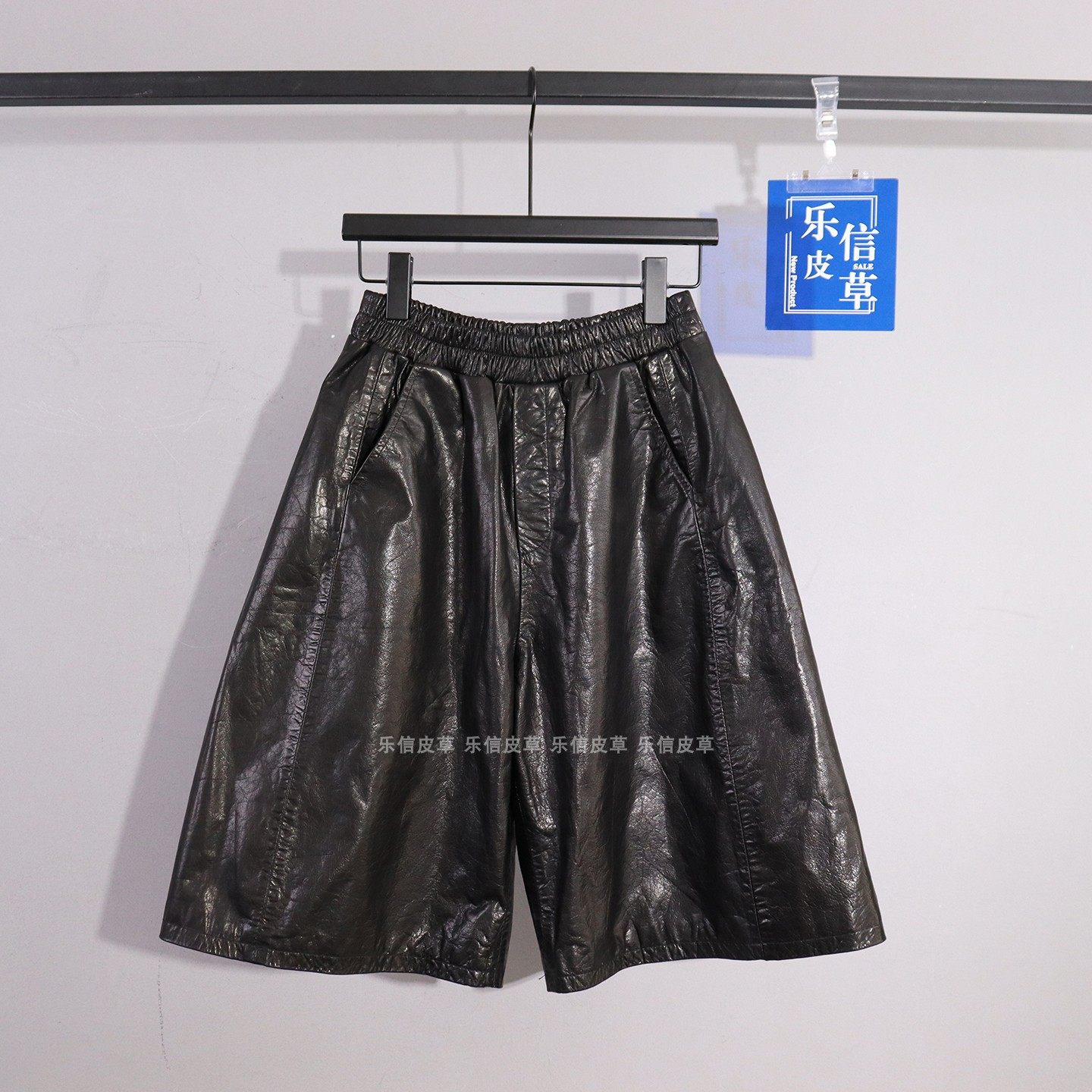 真皮新款皮裤女绵羊皮时尚百搭显瘦气质高腰阔腿裤皮短裤潮流热裤,女装/女士精品,皮衣,淘宝优惠券,粉丝福利购,淘宝优惠卷