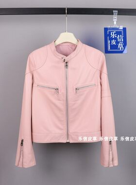 炸街显瘦休闲小羊皮外套高级感