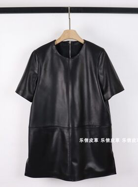 通勤A型真皮绵羊皮纯色绵羊皮