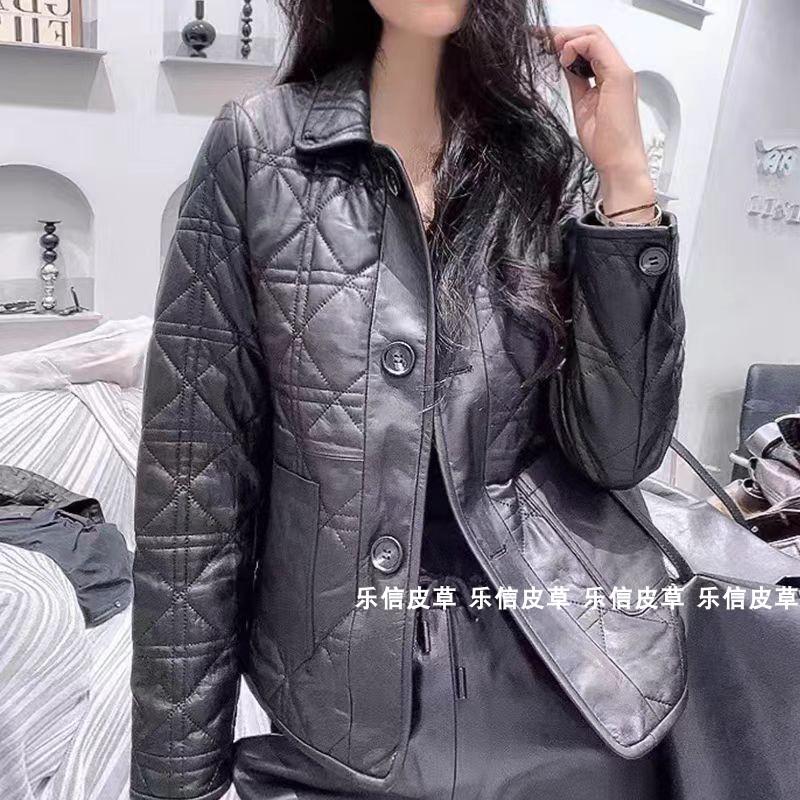 2025年秋季新款机车服皮衣绵羊皮