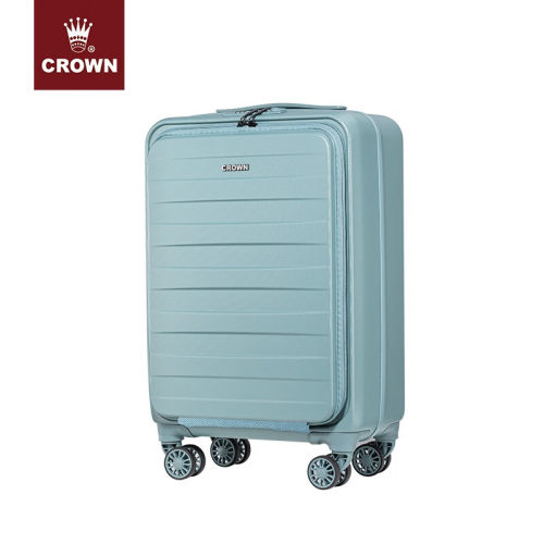 CROWN/皇冠时尚旅行箱 轻便拉杆箱商务登机箱 蓝色 C-F2016H