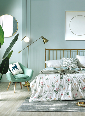 杉杉家纺纯棉印花被1550g全棉春秋被子QFS-16632活动礼品定制logo