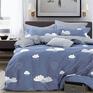 金丝莉喜爱全棉套件印花双人四件套纯棉小清新被套商务礼品可定制