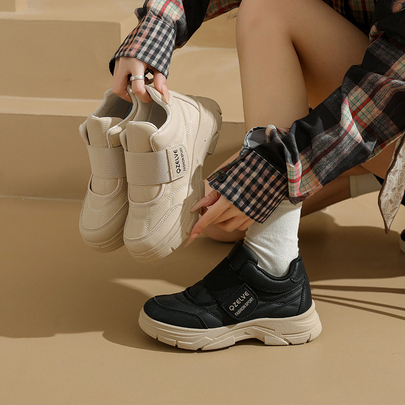 35-43 大码女鞋41宽脚肥脚厚底增高小白鞋秋季运动板鞋休闲棉鞋42,女鞋,老爹鞋,淘宝优惠券,粉丝福利购,淘宝优惠卷