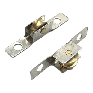 铝合金纱窗滑轮推拉平移塑钢纱网窗老式片纱滚轮不锈钢铜7mm滑轮