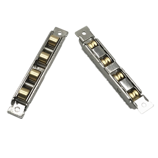 加重4轮塑钢门窗滑轮阳台玻璃推拉77移门地滑滚轮88窗户4铜平槽轮