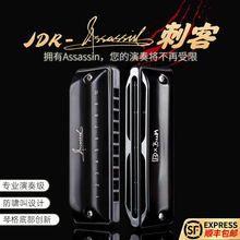 JDR嘉德瑞Assassin刺客布鲁斯蓝调十孔口琴10孔C调专业演奏paddy