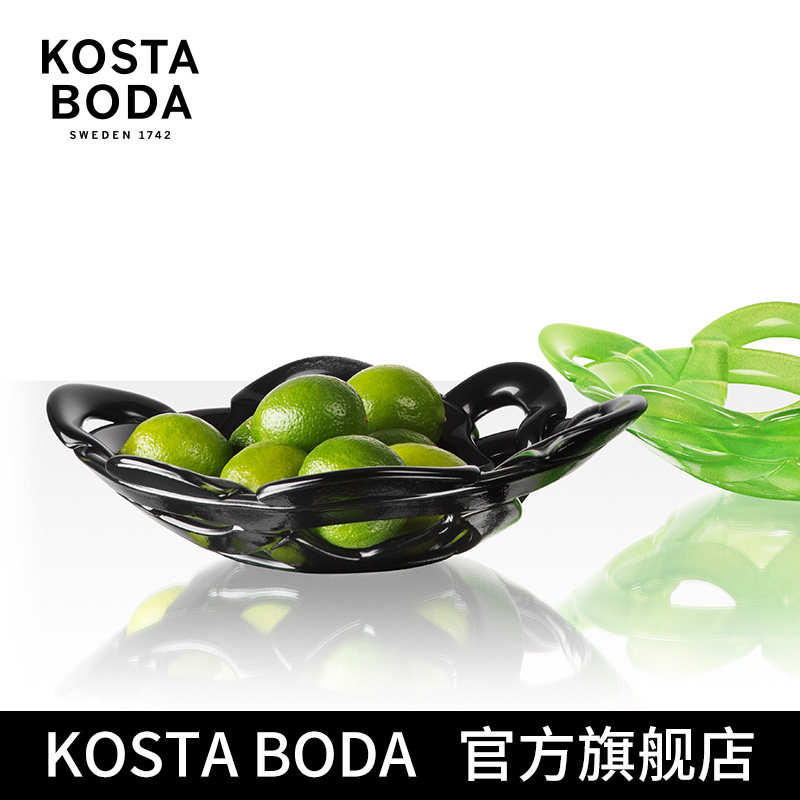 KOSTA BODA进口手工水晶玻璃 BASKET家用创意北欧水果盘菜篮子ins在类目 餐饮具, 餐具, 果盆/果盘/果篮中 - 来自Buy2taobao.com提供专业的淘宝代购服务