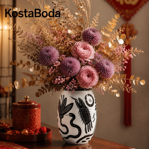 kostaboda水晶玻璃艺术玻璃花瓶