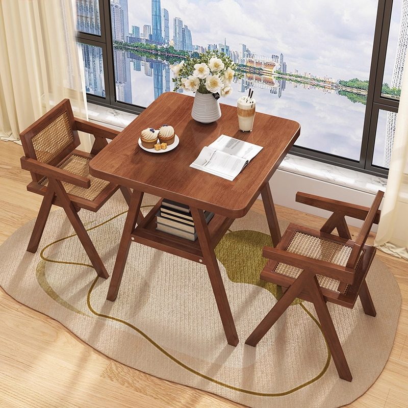 桌椅组合藤椅休闲看书茶几三件套