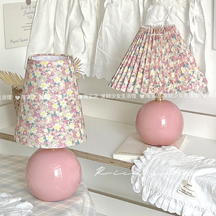 台灯卧室床头灯复古奶油风温馨浪漫婚房布置小夜灯桌面装饰氛围灯