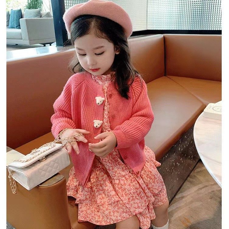 女童秋装裙子套装2023新款公主裙