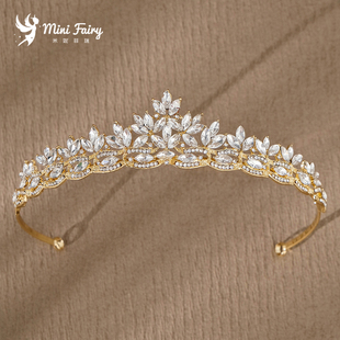 韩式超仙水钻小女孩发箍女童头饰公主风儿童礼服公主裙搭配头饰