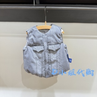 男童女童休闲羽绒马甲 YP9C11130 新款 2025秋装 635 小江南童装