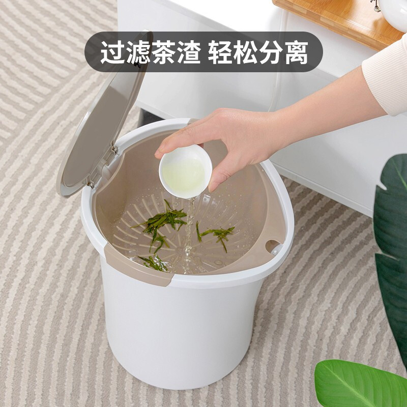 茶花茶渣桶茶水桶家用过滤网茶叶