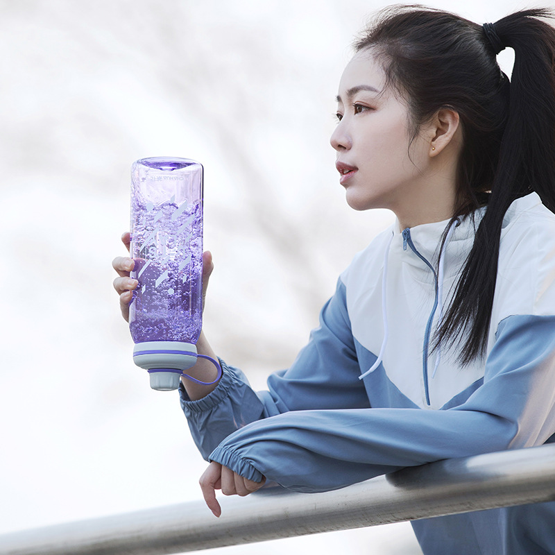 茶花太空杯水杯女士水壶学生耐高