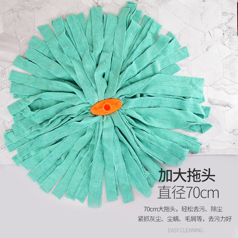 茶花吸水拖把纤维一拖净木地板墩
