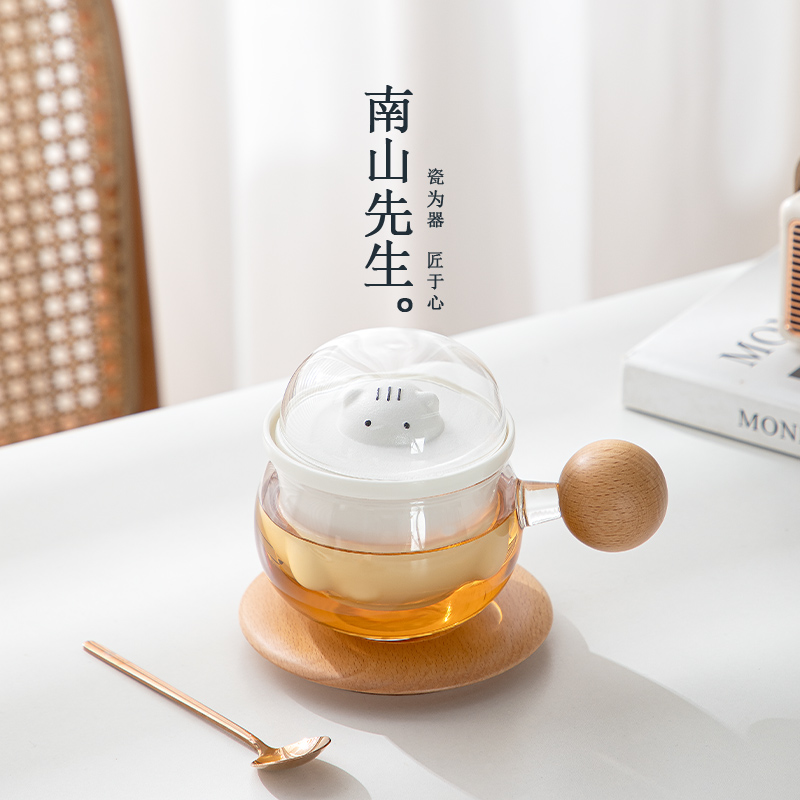 南山先生家用耐高温星喵茶咖杯