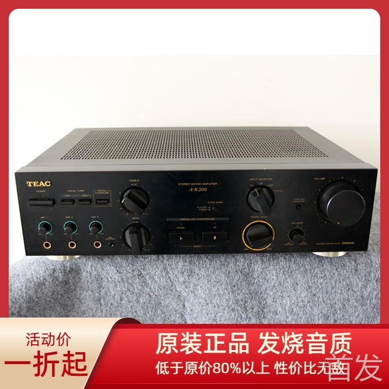原装日本TEAC第一音响卡拉OK音乐家用功放A-K200音质好效果好220V