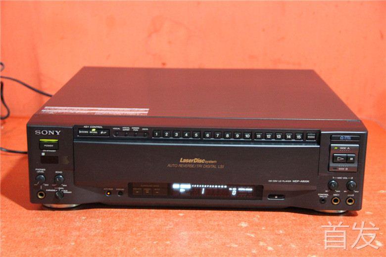 二手日本原装Sony/索尼MDP-A800K专业镭射激光播放CD/VCD/LD机..