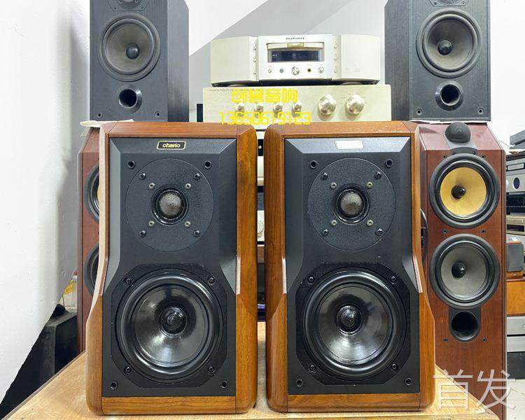 二手进口音响 Chario/卓丽 贵族1号 意大利生产发烧监听书架音箱.