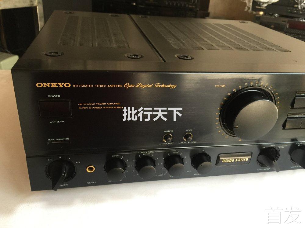 二手原装日本进口ONKYO/安桥 A-817XD hifi发烧功放 220V..