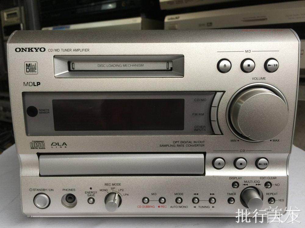Onkyo/安桥 1045二手原装ONKYO安桥 FR-V77 CD.MDLP4.功放一体桌